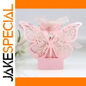 Butterfly Gift Box Set — 50 White, Pink, Blue