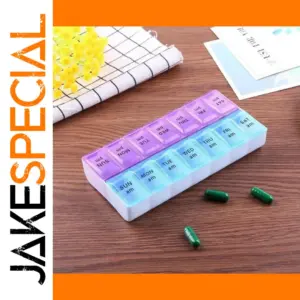 Medical Storage Box with 14 Compartments