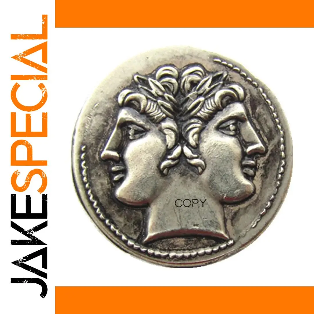 Vintage Greek Coin Replica with Antique Finish 1 Vintage Greek Coin Replica with Antique Finish