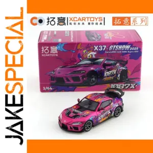 Pink Ferrari Supra A90 Diecast Model 1:64 Scale
