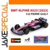 BWT Alpine F1 1:43 Scale Die-Cast Model Car