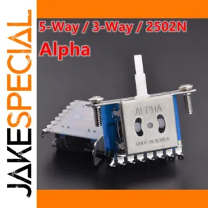 Alpha 5-Way/3-Way Guitar Pickup Switch Model 0836