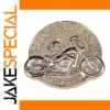 Gold Motorcycle Pin for Enthusiasts