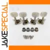 Silver Ukulele Tuning Pegs Set for 4-String Models