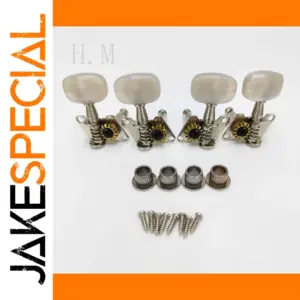 Silver Ukulele Tuning Pegs Set for 4-String Models