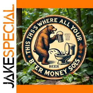 Vintage Humor Beer Sign 20x20 cm