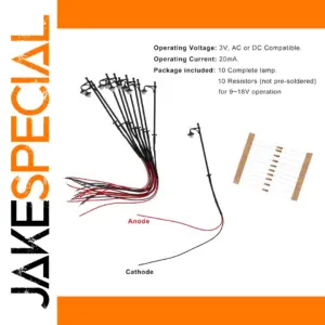 Vintage N Scale Copper Lamp Posts Set of 10