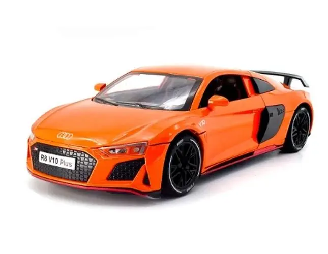 Vibrant Green 1:24 R8 V10 Plus Diecast Model 8 Vibrant Green 1:24 R8 V10 Plus Diecast Model - Image 8