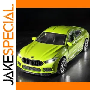 Vibrant 1/32 Scale Green Alloy Police Car