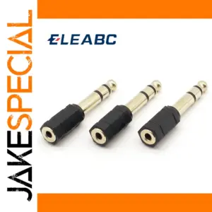 Set of 3 Mono Audio Adapters for Professional Use