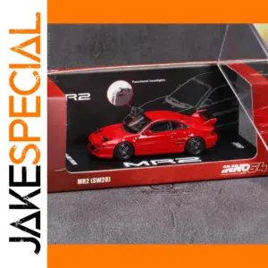 Red Toyota MR2 SW20 Diecast Model 1/64 Scale