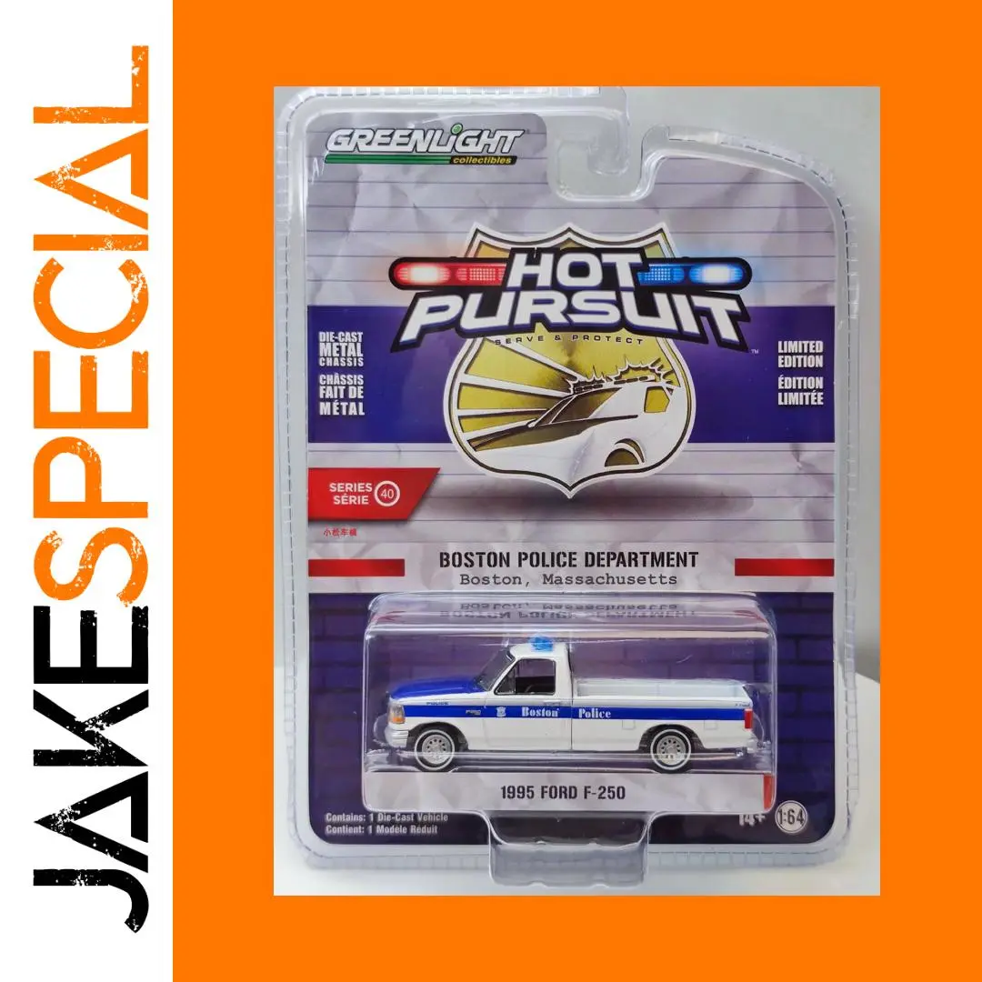 1995 Ford F-250 Boston Police Diecast Model 1 1995 Ford F-250 Boston Police Diecast Model