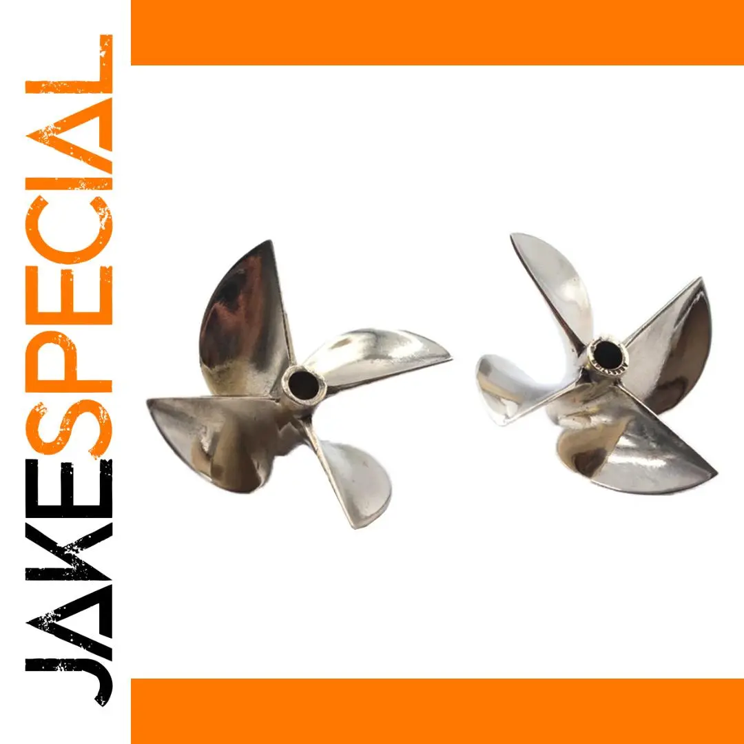 Brass RC Boat Propellers Set 67mm 6.35mm 1 Brass RC Boat Propellers Set 67mm 6.35mm