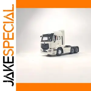 White 1:24 Scale Howo Tractor Head Model