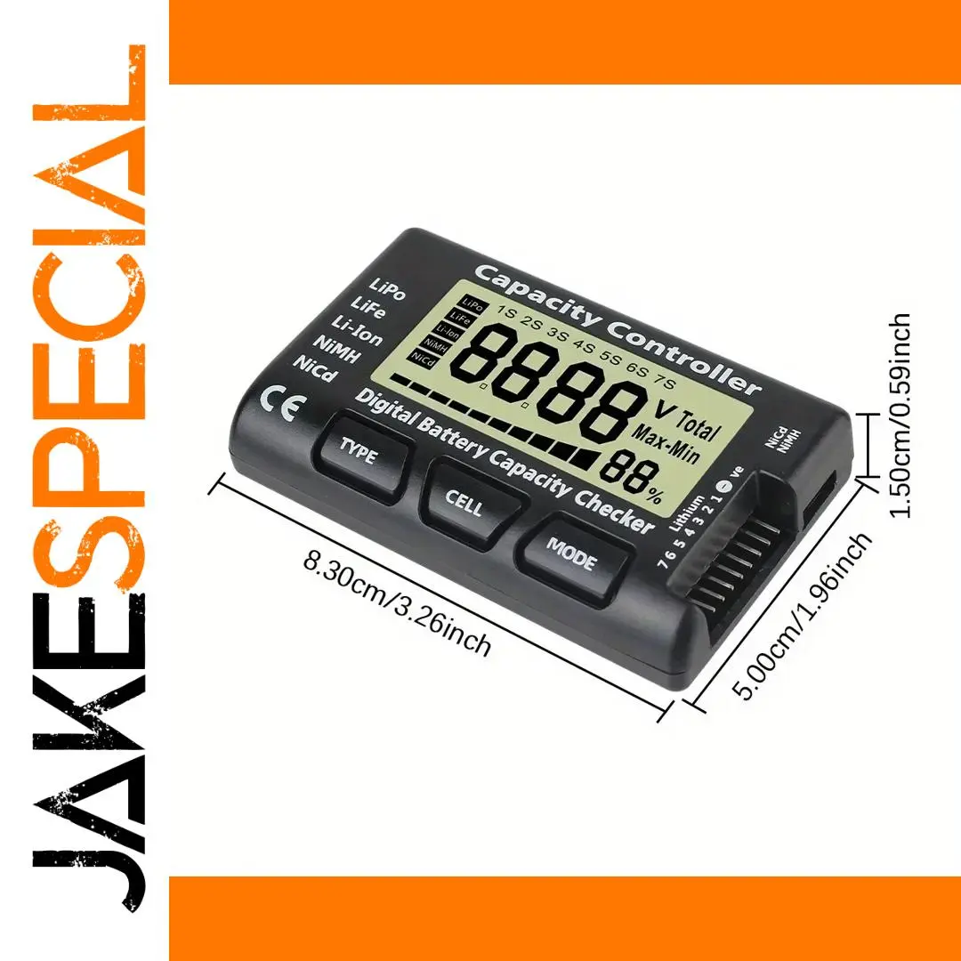 Digital Battery Capacity Checker for Lithium and NiMH 1 Digital Battery Capacity Checker for Lithium and NiMH