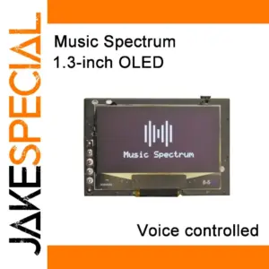 OLED Music Spectrum Display with Microphone