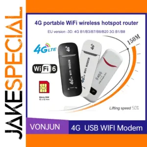 Portable 4G/5G WiFi Router with USB Dongle
