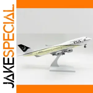 Pakistan Airlines B747 Resin Display Model 30cm