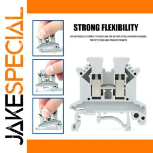 UK5N DIN Rail Terminal Blocks Set of 10