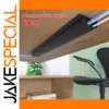 40cm Black PVC Desk Cable Management Tray