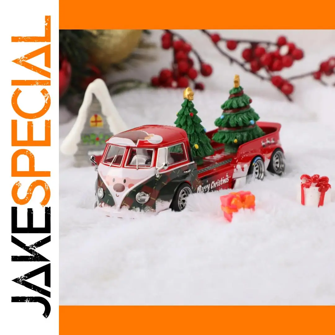 Festive Miniature Volkswagen T1 Truck Model 1 Festive Miniature Volkswagen T1 Truck Model