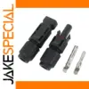 Weatherproof Solar Connector Set 30A, IP67 Rating