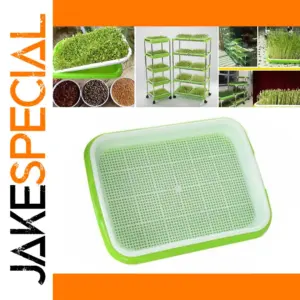 Vibrant Green Microgreens Sprouter Tray