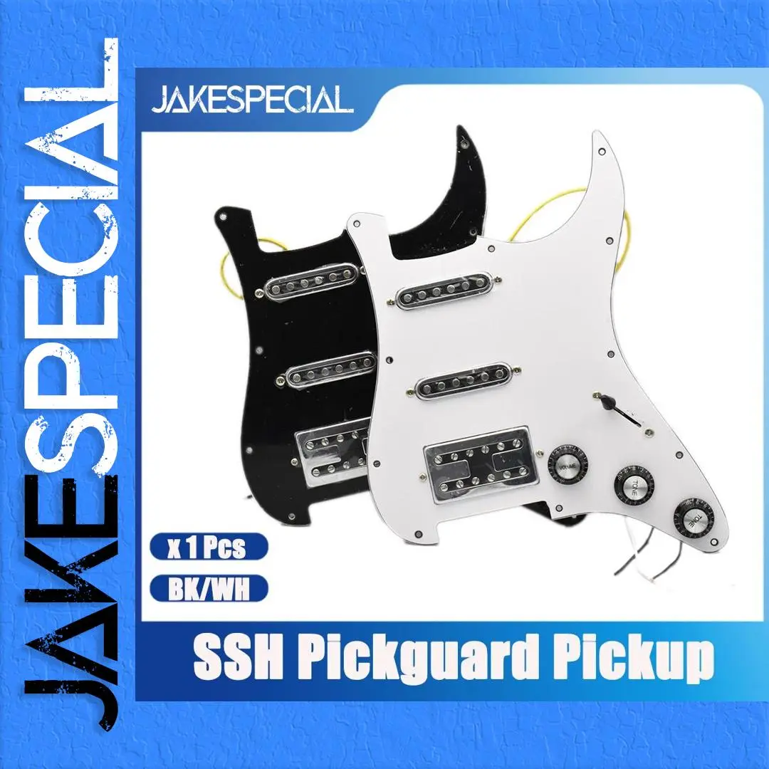 Prewired SSH Pickguard for FD ST Guitars 1 Prewired SSH Pickguard for FD ST Guitars