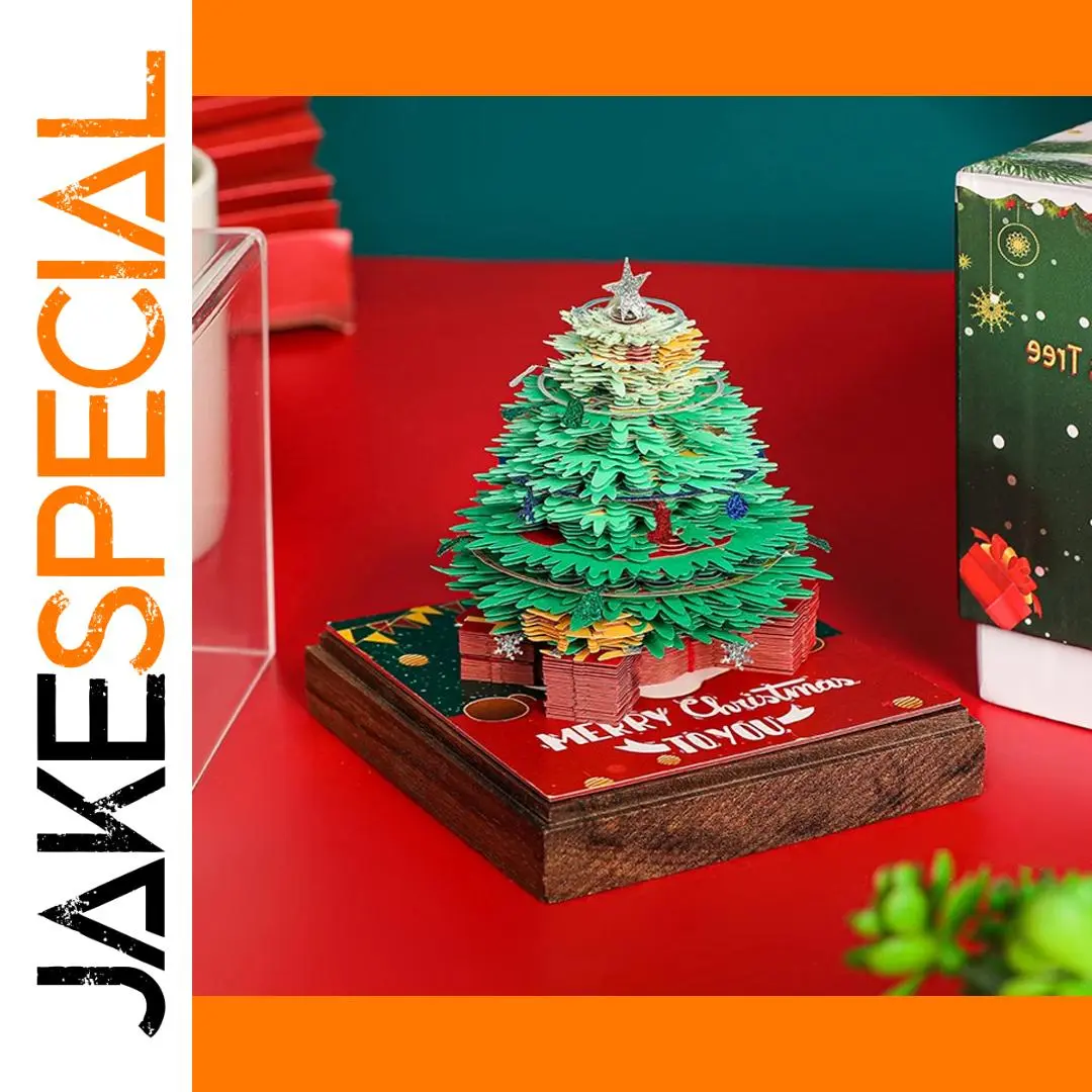 Festive 3D Christmas Tree Paper Model Calendar 1 Festive 3D Christmas Tree Paper Model Calendar