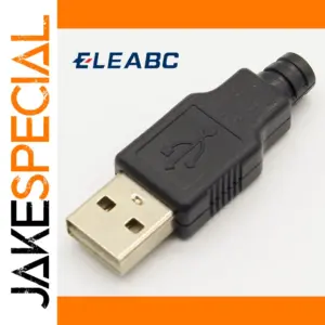 ELEABC USB Type A Male Connector Set (10 Pack)