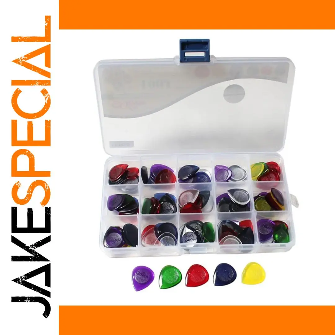High-Quality Guitar Picks Set (100 Pieces) 1 High-Quality Guitar Picks Set (100 Pieces)