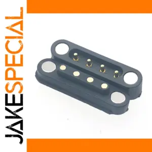 Magnetic Spring-Loaded Pogo Pin Connector 4-Pin