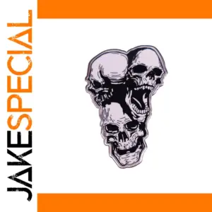 Gothic Skull Metal Badge Pin Accessory