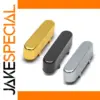 Electric Guitar Pickup Cover Set in Brass and Plastic