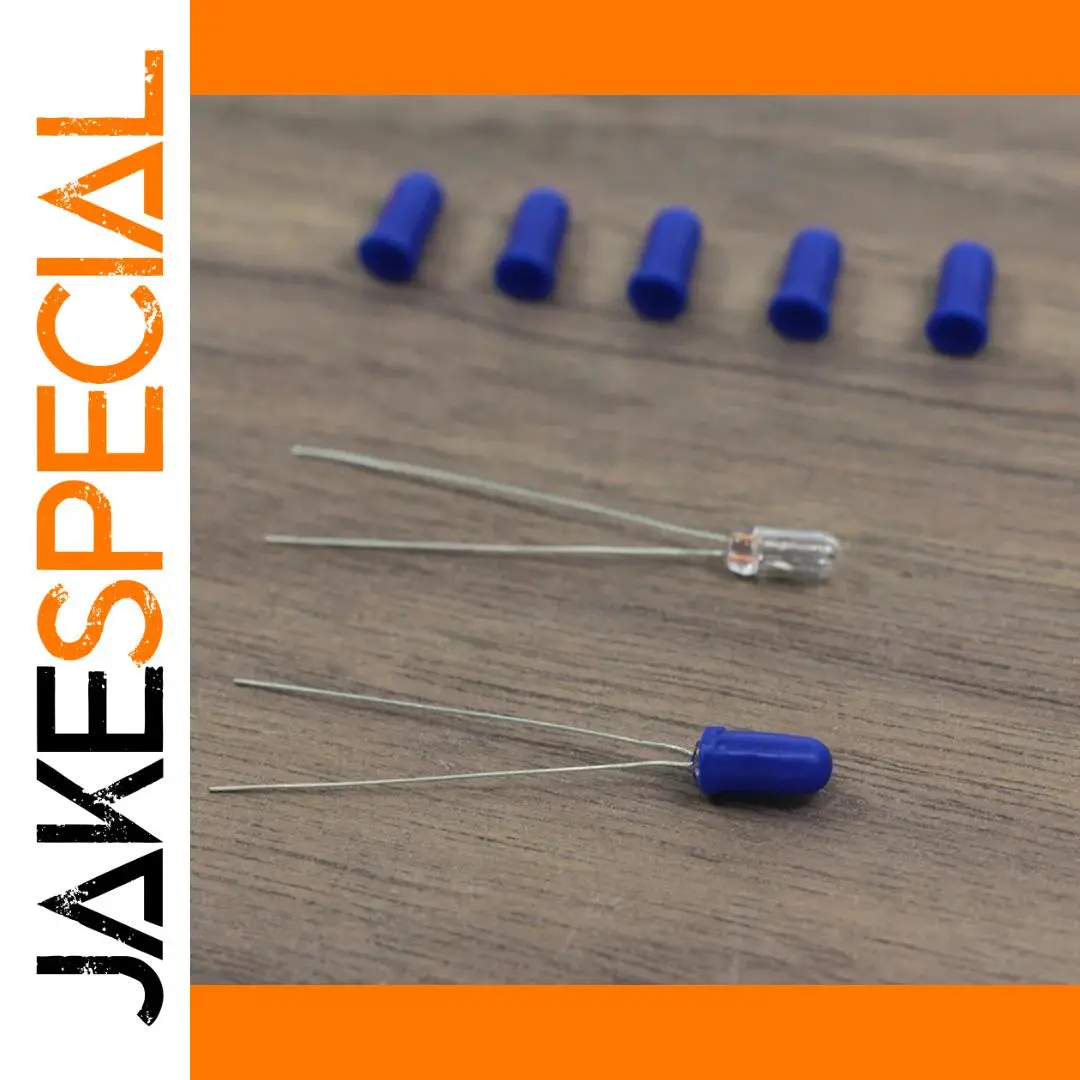 Blue Rubber LED Covers for 3mm Bulbs 1 Blue Rubber LED Covers for 3mm Bulbs