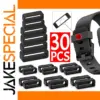 Silicone Watch Strap Keeper Set for 12-20mm Bands