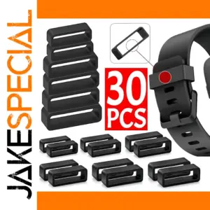 Silicone Watch Strap Keeper Set for 12-20mm Bands