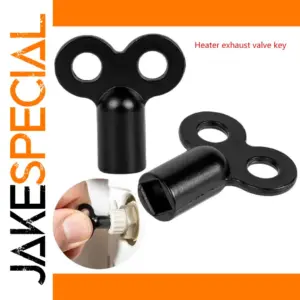 Durable Black Zinc Alloy Radiator Valve Key