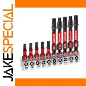 GEINXURV Impact Magnetic Torx Bit Set 10-19 Pieces