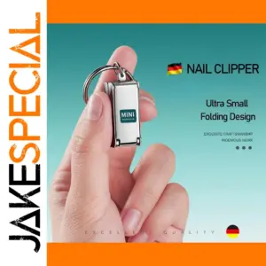 Stainless Steel Mini Nail Clipper with Foldable Design