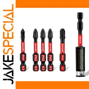 Impact-Resistant S2 Steel Screwdriver Bits Set