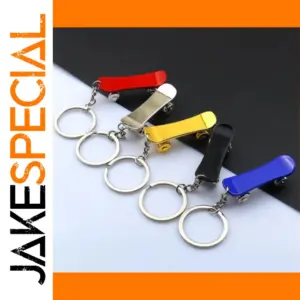 Mini Skateboard Keychain in Vibrant Colors