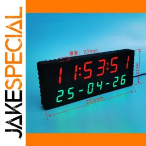 WiFi Digital Clock with Bright Display