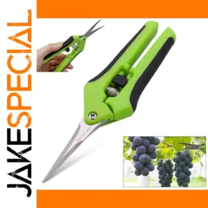 Vibrant Green Stainless Steel Gardening Scissors