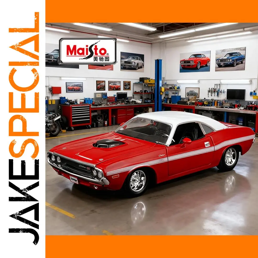 1970 Dodge Challenger R/T 1:24 Scale Diecast Model 1 1970 Dodge Challenger R/T 1:24 Scale Diecast Model