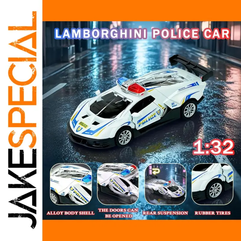 Revamp Your Collection with the 1/32 Lamborghini Police Car Diecast Model 1 e20badfba623471aada99efd product image