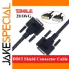 High-Performance DB15 Shielded Connector Cable