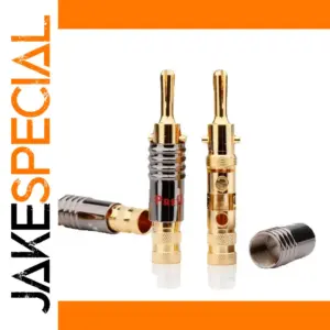 Gold Plated Banana Plug for Hi-Fi Systems