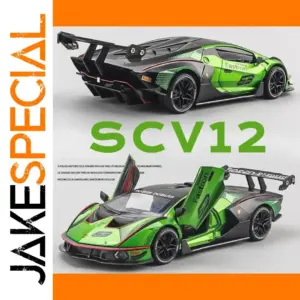 1:24 Scale Diecast Supercar Model with Sound and Lights
