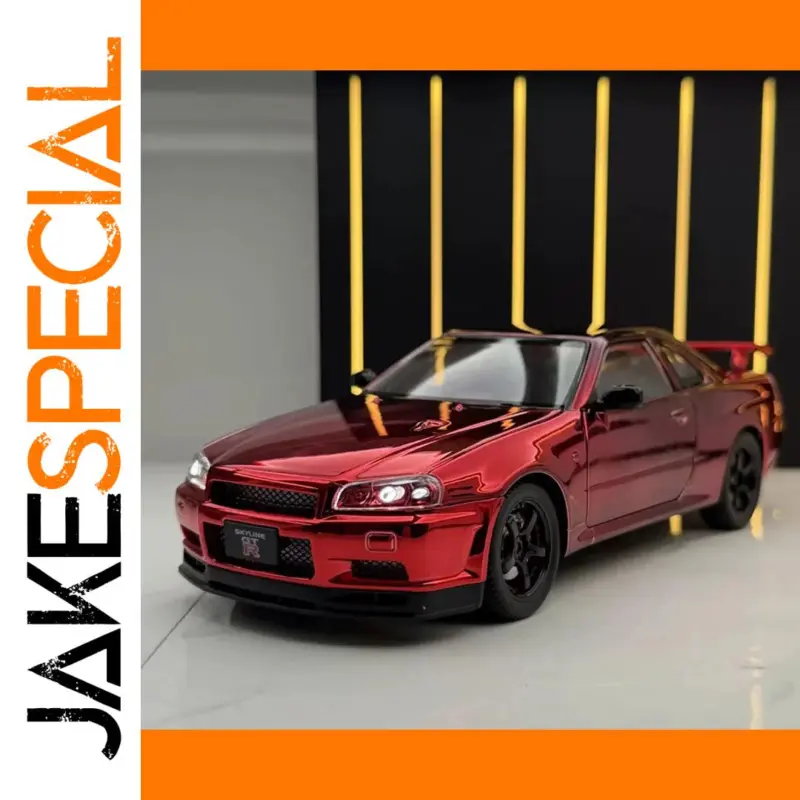 The 1:24 Scale Nissan Skyline GT-R R34 Alloy Model: A Collector's Dream 1 e26f315088964a30b1aeb658 product image
